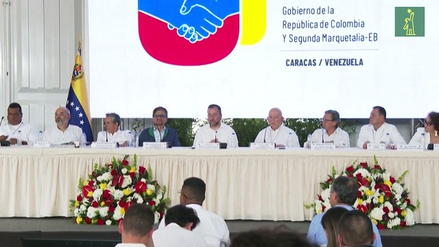 Colombia y disidentes de las FARC inician diálogo de paz en Venezuela