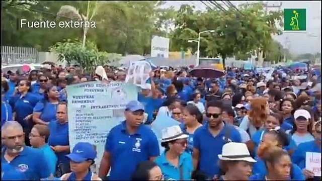 ADP realiza protesta masiva exigiendo al Minerd que cumpla con lo prometido en San Pedro de Macorís