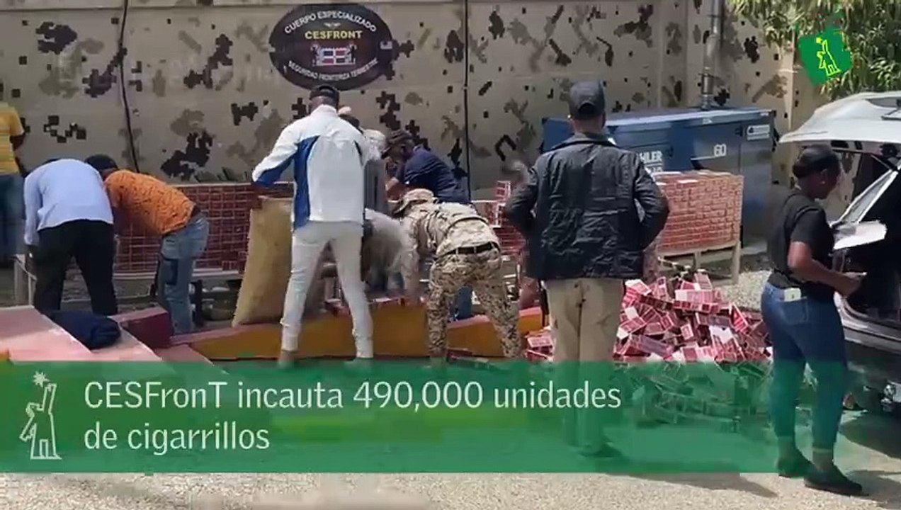 CESFronT incauta 490,000 unidades de cigarrillos