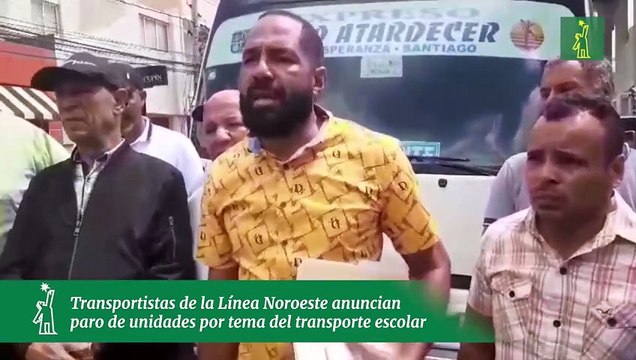 Transportistas de la Línea Noroeste anuncian paro de unidades por tema del transporte escolar