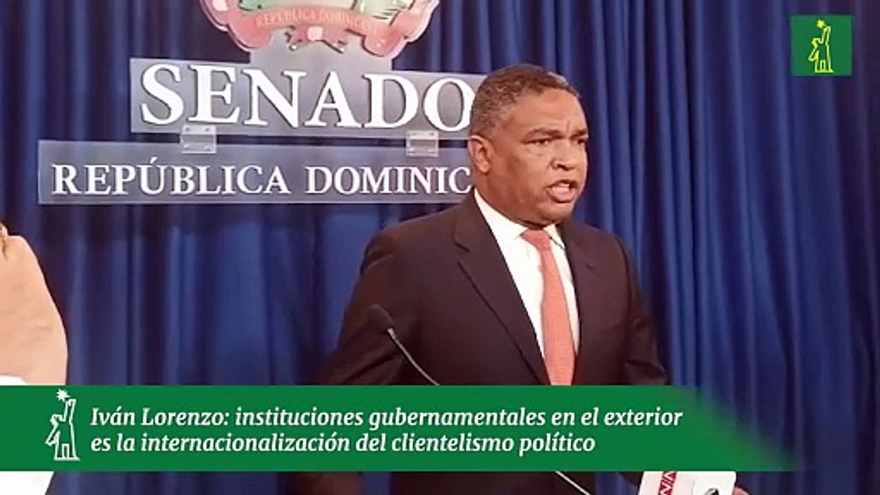 Iván Lorenzo: instituciones gubernamentales en el exterior es la internacionalización del clientelismo político