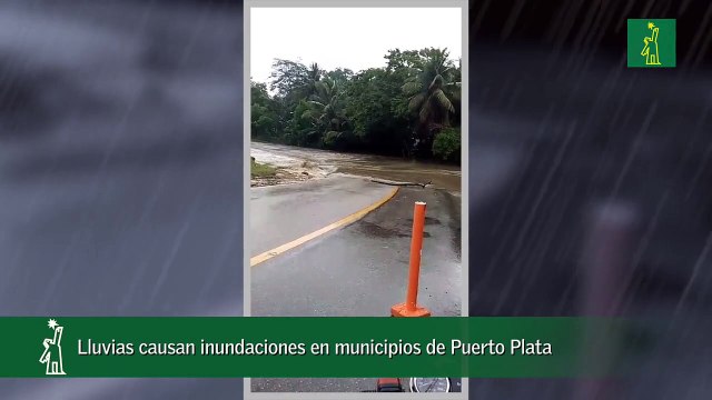 Lluvias causan inundaciones en municipios de Puerto Plata