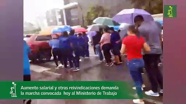 Aumento salarial y otras reivindicaciones demanda la marcha convocada hoy al Ministerio de Trabajo