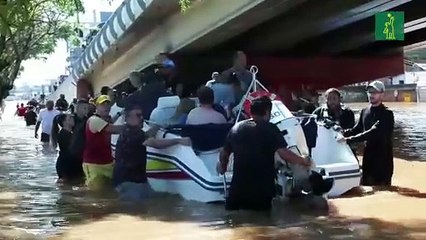 "Tuve que salir nadando de casa", narra una de las afectadas por inundaciones en Brasil