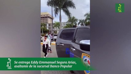 Se entrega Eddy Emmanuel Segura Arias, asaltante de la sucursal Banco Popular