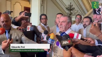 Jefe de misión OEA: “Hay que respetar el voto de los ciudadanos”