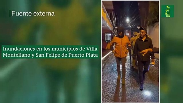 Inundaciones en los municipios de Villa Montellano y San Felipe de Puerto Plata