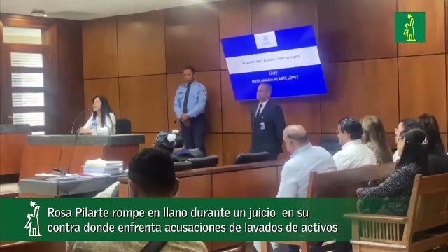 Rosa Pilarte Rompe En Llano Durante Un Juicio En Su Contra Donde Enfrenta Acusaciones De Lavados De Activos