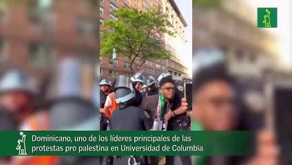 Dominicano, Uno De Los Líderes Principales De Las Protestas Propalestina En Universidad De Columbia