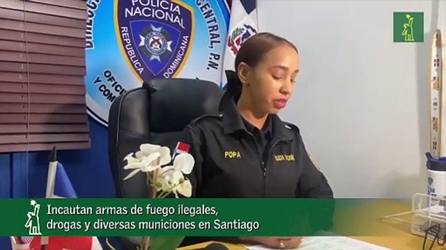 Incautan Armas De Fuego Ilegales, Drogas Y Diversas Municiones En Santiago