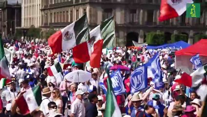 Oposición mexicana hace demostración de fuerza en las calles a dos semanas de presidenciales