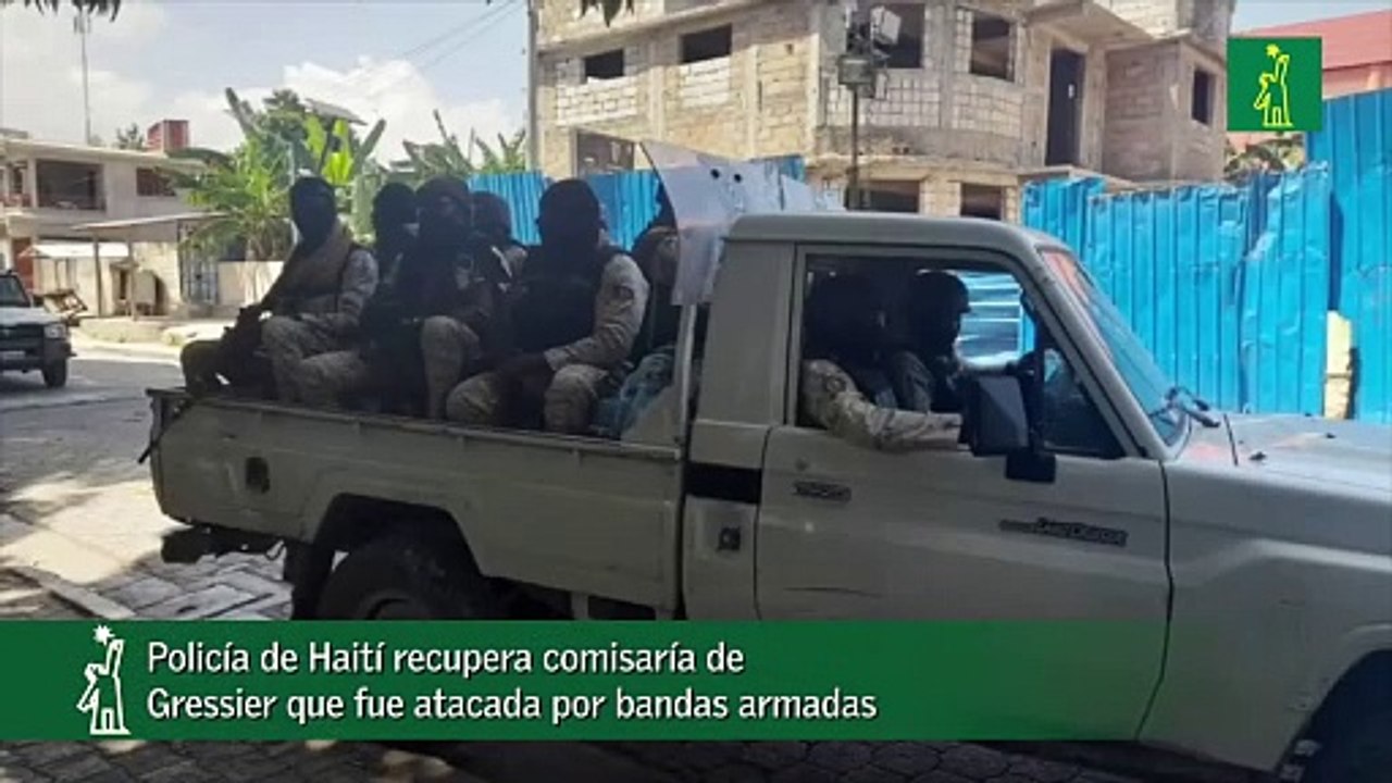 Policía de Haití recupera comisaría de Gressier que fue atacada por bandas armadas