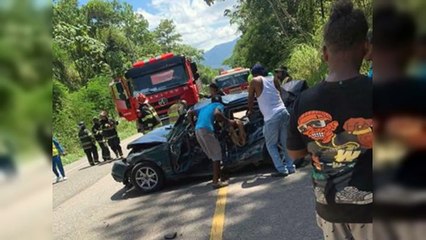 Accidente múltiple en Loma Miranda deja al menos cuatro heridos