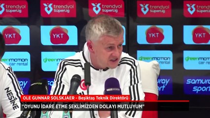 Ole Gunnar Solskjaer: Oyunu idare etme şeklimizden dolayı mutluyum