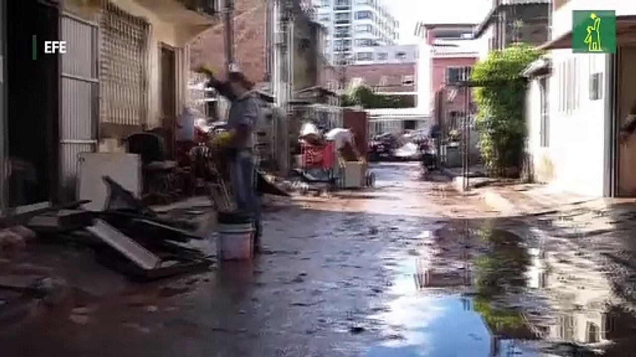 Comienzan a bajar las aguas al cumplirse dos se...