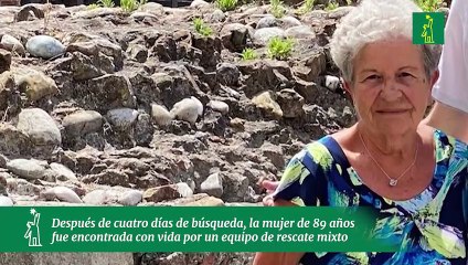 Una anciana de 88 años sobrevive cuatro días sola en un bosque de Italia