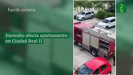 Incendio afecta apartamento en Ciudad Real II