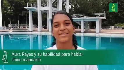 Aura Reyes y su habilidad para hablar chino mandarín