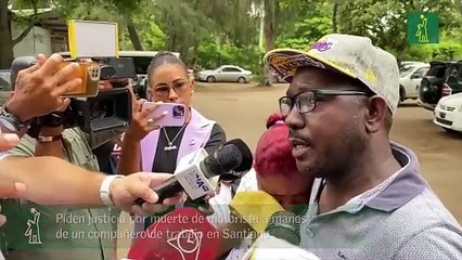 Piden Justicia Por Muerte De Motorista A Manos De Un Compañero De Trabajo En Santiago