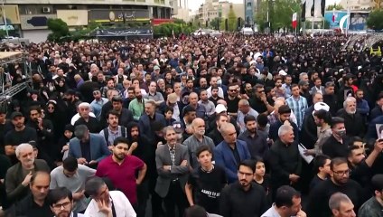 Irán, en luto por la muerte del presidente Raisi en un accidente de helicóptero