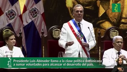 Abinader a clase política: "No sumemos más desacuerdos a la calle ni más problemas a las familias"