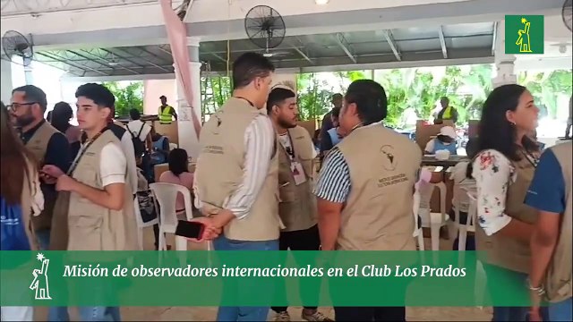 Misión de observadores internacionales en el Club Los Prados