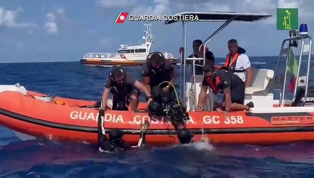Un robot refuerza las tareas de búsqueda de los 6 desaparecidos en el naufragio del velero