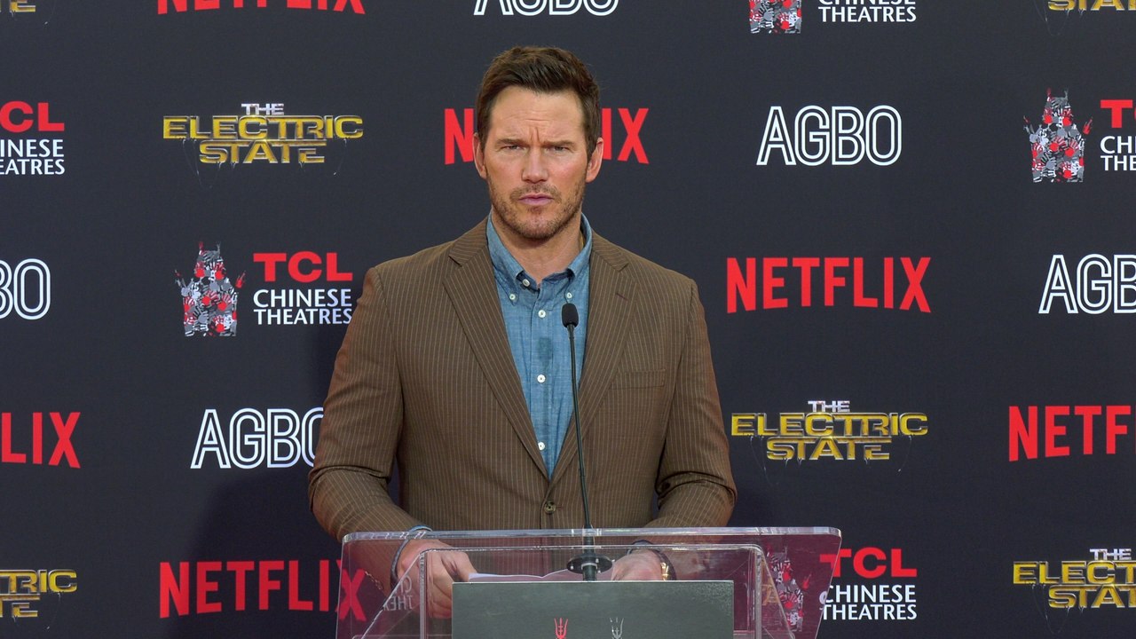 Chris Pratt speech at Russo Brothers' handprint and footprint ceremony at the TCL Chinese Theatre
