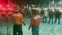 Se registra un incendio en estación de gasolina en Santiago