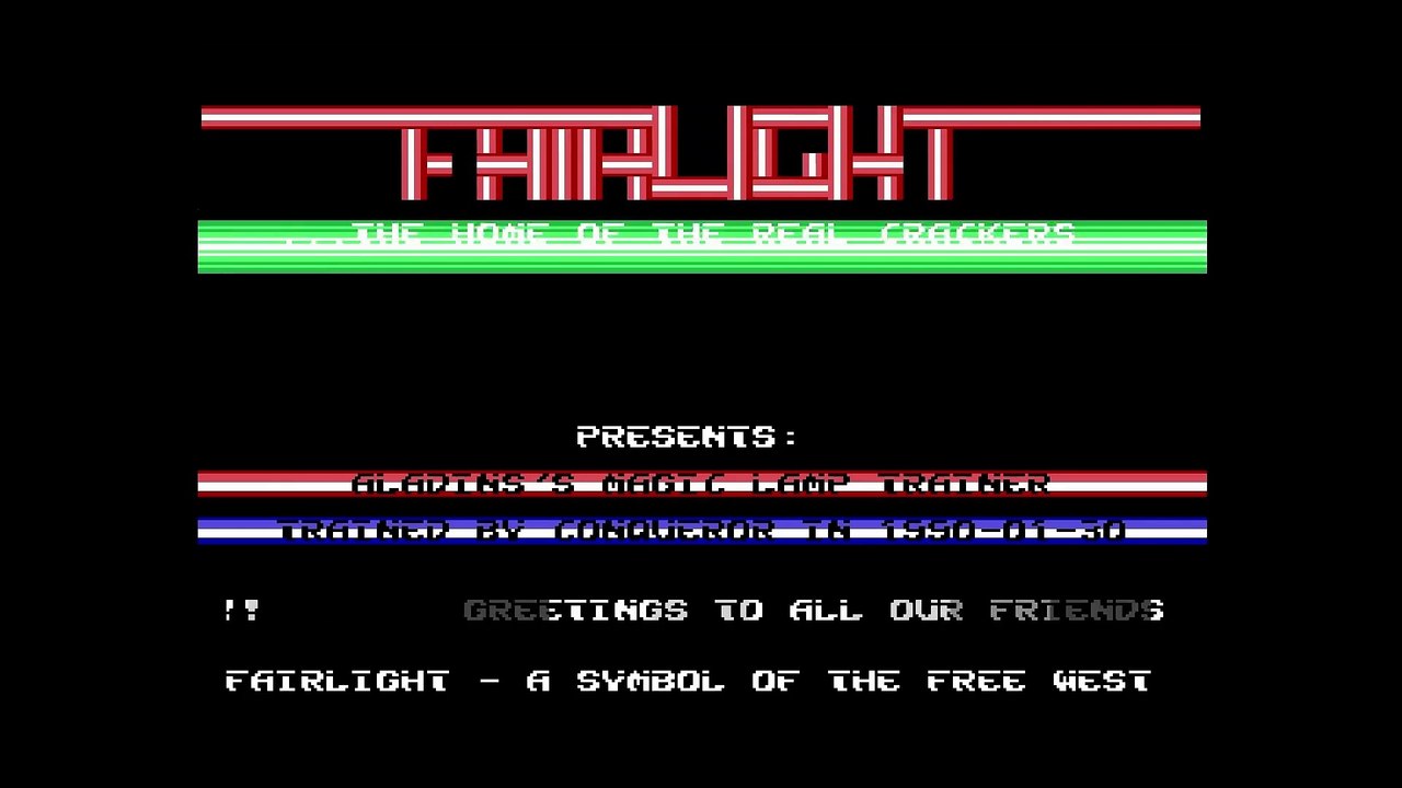 Amiga Cracktro Fairlight Intro With Music By Lukhash (2024)