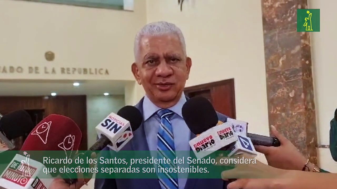 El presidente del Senado considera que  cantidad de diputados y elecciones separadas son insostenibles en RD