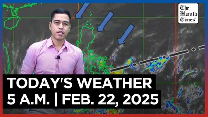 Today's Weather, 5 A.M. | Feb. 22, 2025