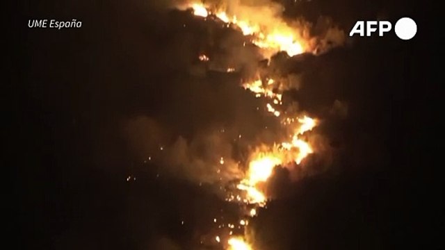 Incendio forestal arrasa más de 2.500 hectáreas en centro de España