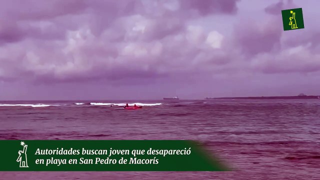 Autoridades buscan joven que desapareció en playa en San Pedro de Macorís
