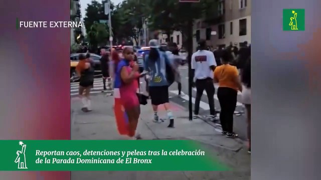 Reportan caos, detenciones y peleas tras la celebración de la Parada Dominicana de El Bronx