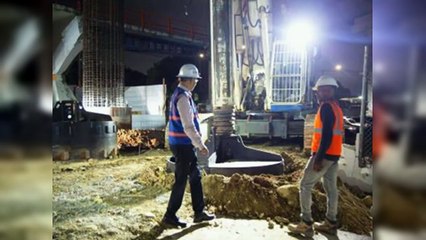 Realizan perforación de último pilote del Metro de Santo Domingo