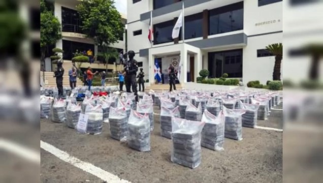 La DNCD se incauta de 918 paquetes de presunta cocaína