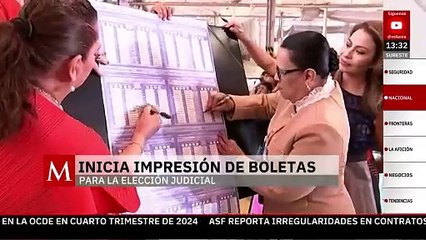 Inicia la impresión de  boletas para elección judicial