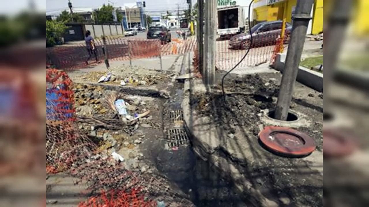Charco en Los Prados es intervenido por la Alcaldía del DN