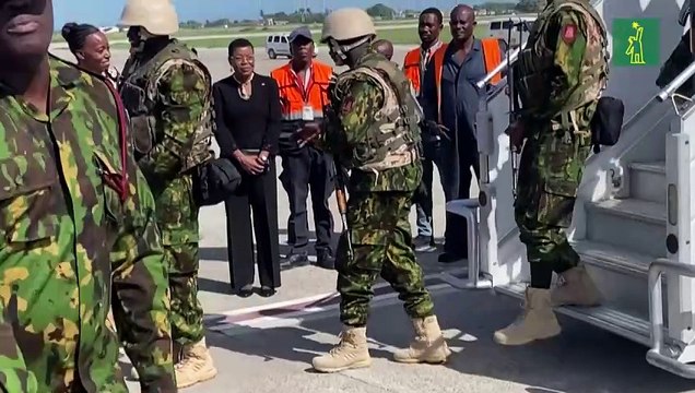 Primer contingente de policías kenianos llega a Haití para misión de seguridad