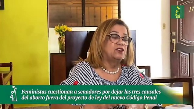 Feministas cuestionan a senadores por dejar las tres causales del aborto fuera del proyecto de ley del nuevo Código Penal