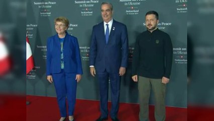 Abinader llega a Suiza para la cumbre sobre la paz en Ucrania