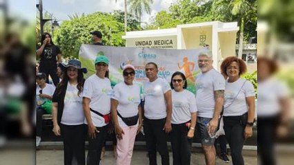 Realizan caminata para promover la ejercitación y buena alimentación