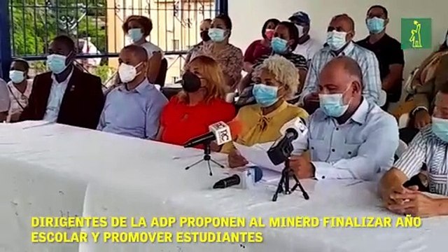 Dirigentes de la ADP proponen al Minerd finalizar año escolar y promover estudiantes.