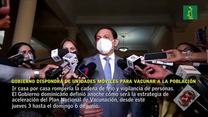 Gobierno dispondrá de unidades móviles para vacunar a la población