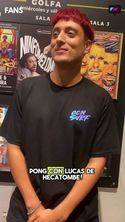 PING PONG CON LUCAS LEZIN!