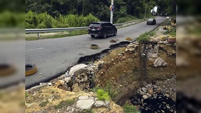 Peligro en antigua avenida Barceló