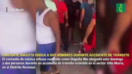 Cantante Onguito choca a dos hombres durante accidente en Villa María