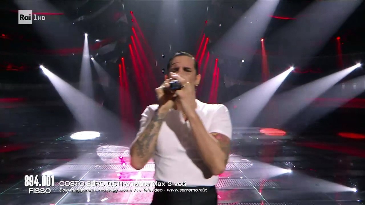 Achille Lauro - Incoscienti giovani @ Sanremo 2025 serata finale