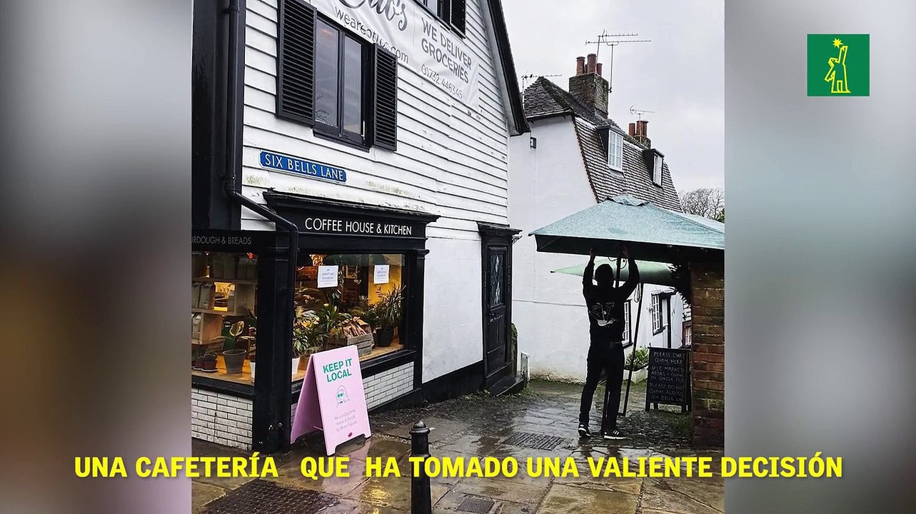 Una cafetería que ha tomado una valiente decisión.